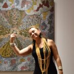 visite aborigène au musée Hèbre de saint clément